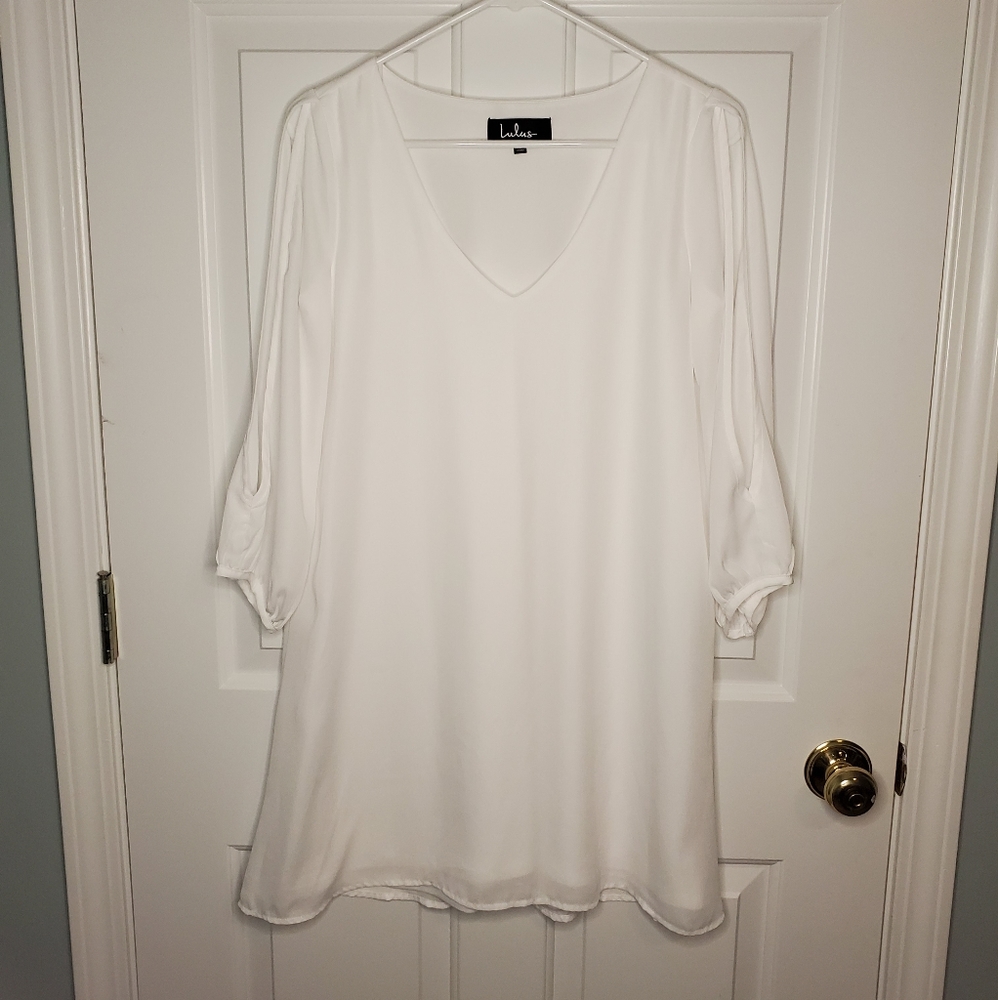 White Mini Dress Lulus